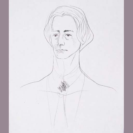 Andy Warhol, portrait, male portrait, art, arts, artist, artists, drawing, drawings, New York, Brooklyn, pencil, marker, watercolor, canvas, paper