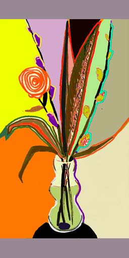 gladioli, rose, still life, art, arts, artist, artists, drawing, drawings, New York, Brooklyn, pencil, marker, watercolor, canvas, paper